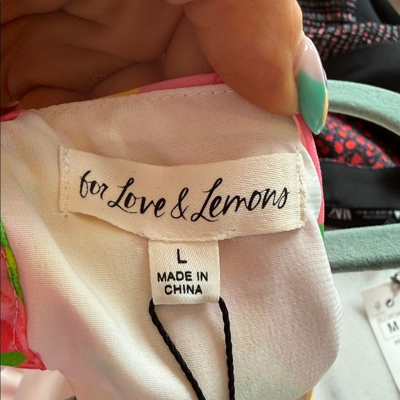 For Love And Lemons Vibrant Floral Bra Blouse large - Picture 2 of 10